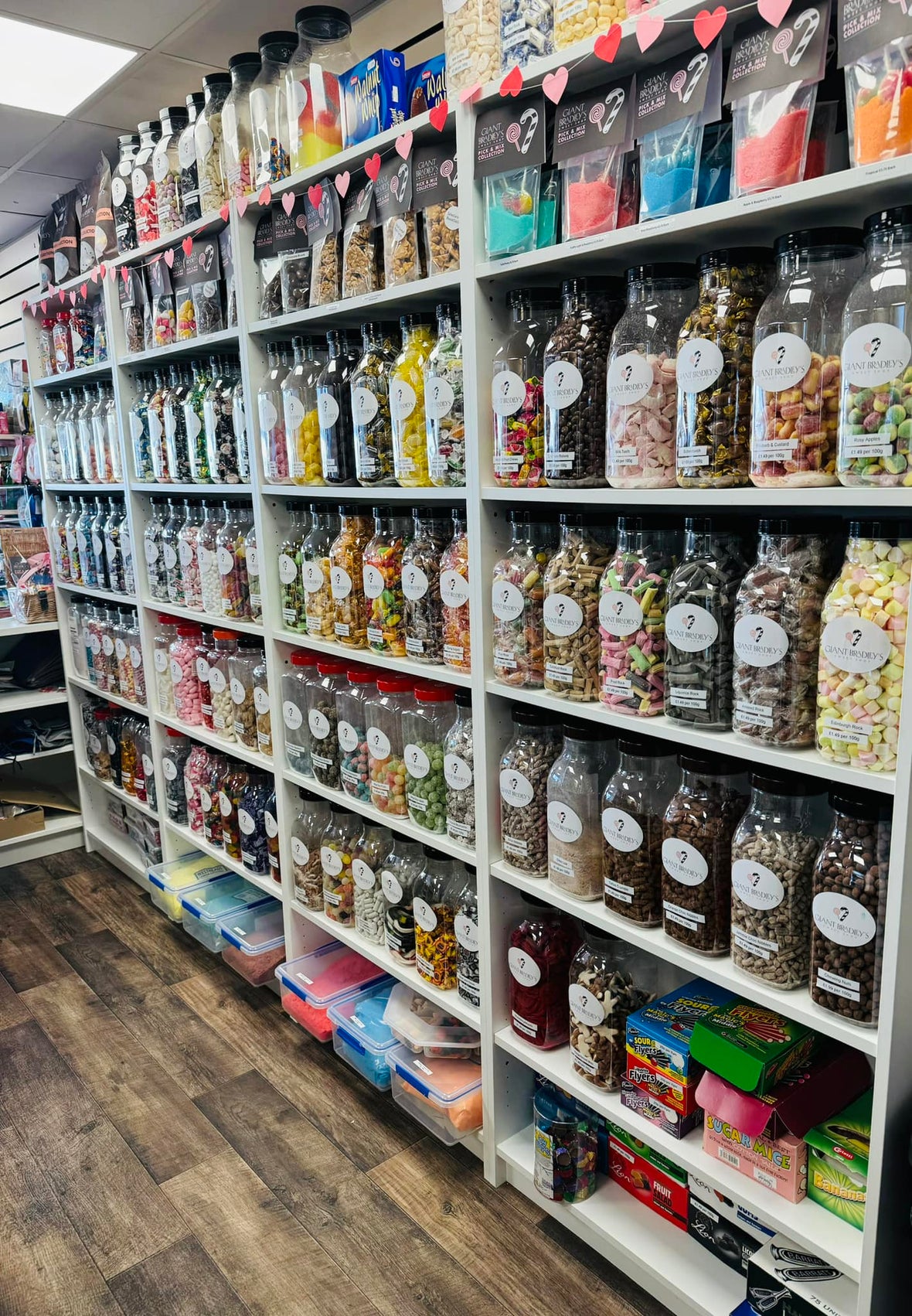 Wall of Sweets at Holderness Road!