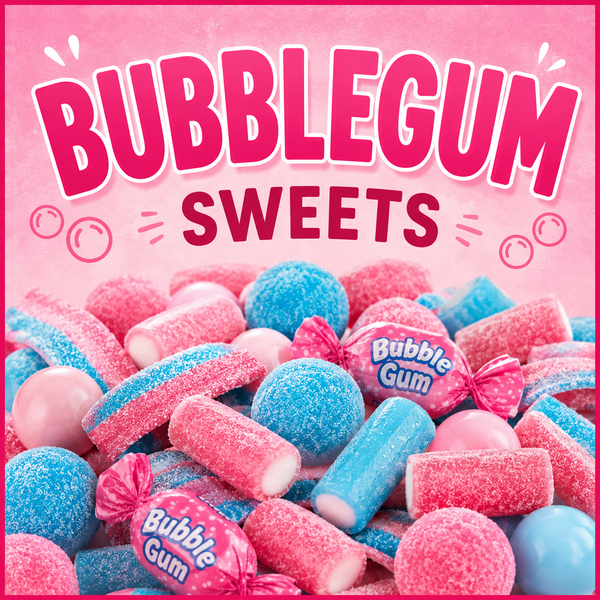 Bubblegum Sweets - Bubble Gum, Bottles & Retro Chews – Giant