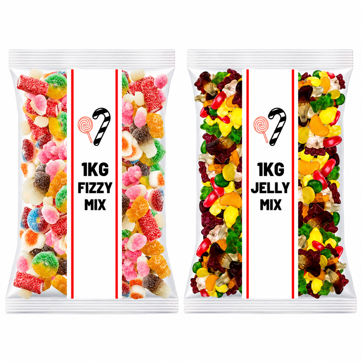 2 For £15.00 1kg Pick N Mix Sweets Fizzy & Jelly – Giant Bradley's