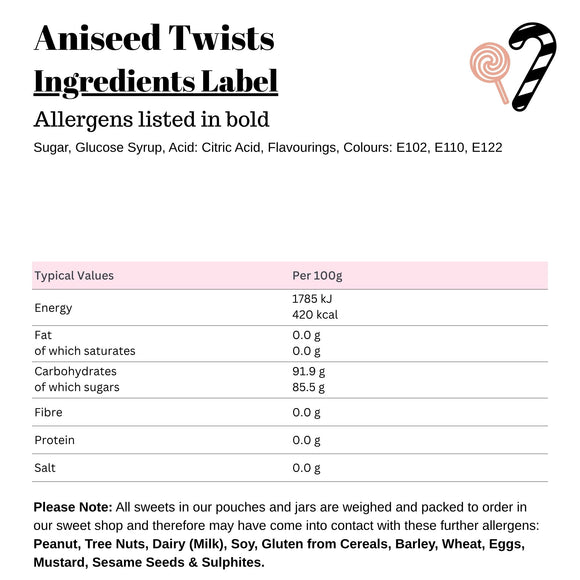Aniseed Twists