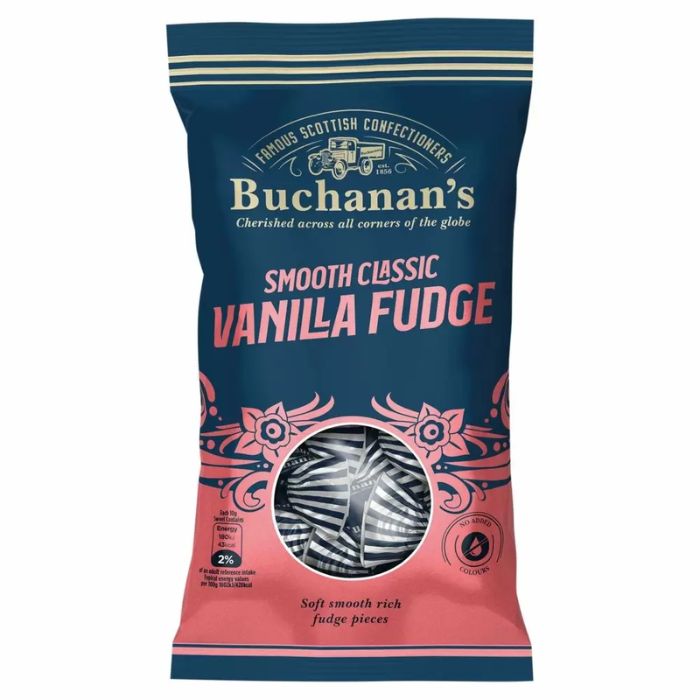 Buchanan's Smooth Classic Vanilla Fudge Bag 120g