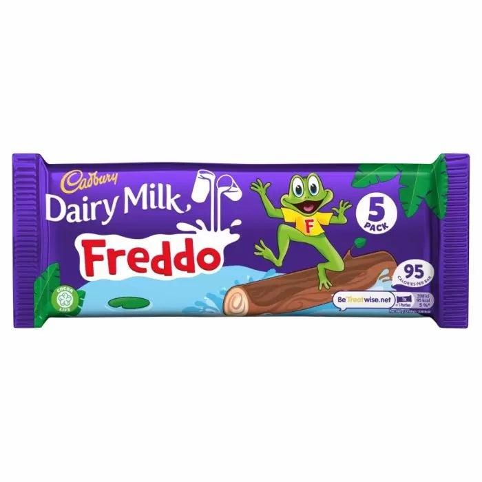 Cadbury Dairy Milk Freddo Chocolate Bar 5 Pack 90g