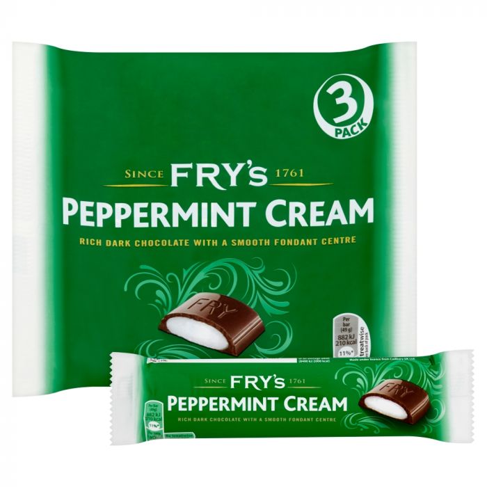 Fry's Peppermint Cream Bar 3 pack 147g