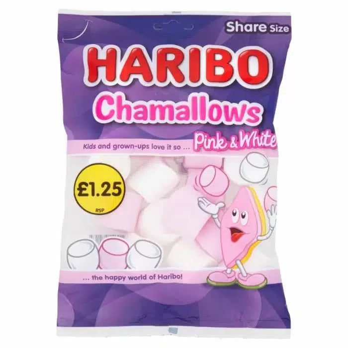 Haribo Chamallows Pink & White Share Bags 140g