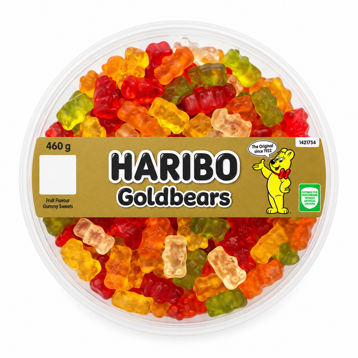 Haribo Goldbears Tub 460g | Giant Bradley's Online Sweet Shop