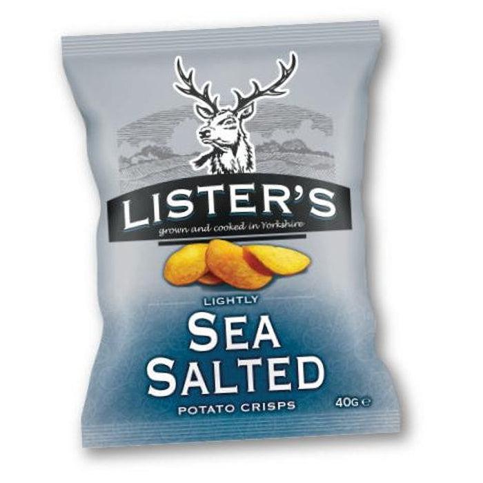 Listers Crisps Sea Salted 40g