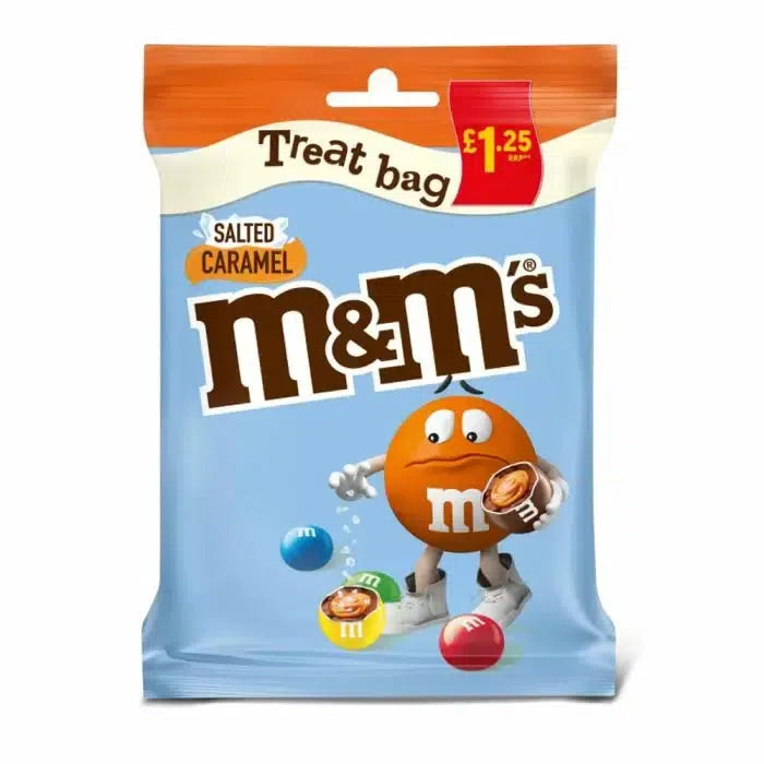 M&M's Salted Caramel Chocolate Treat Bag 70g £1.25 PMP