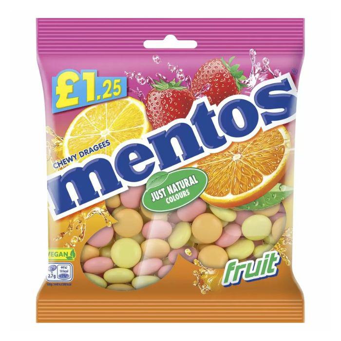 Mentos Chewy Dragees Fruit 135g