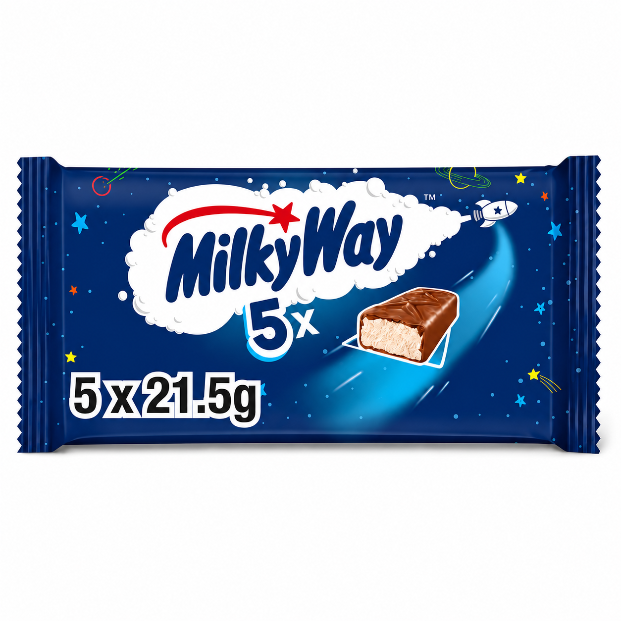 Milky Way Chocolate Bars 5 Pack 107.5g