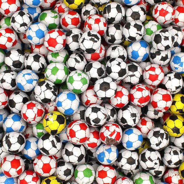 Multi Coloured Chocolate Footballs
