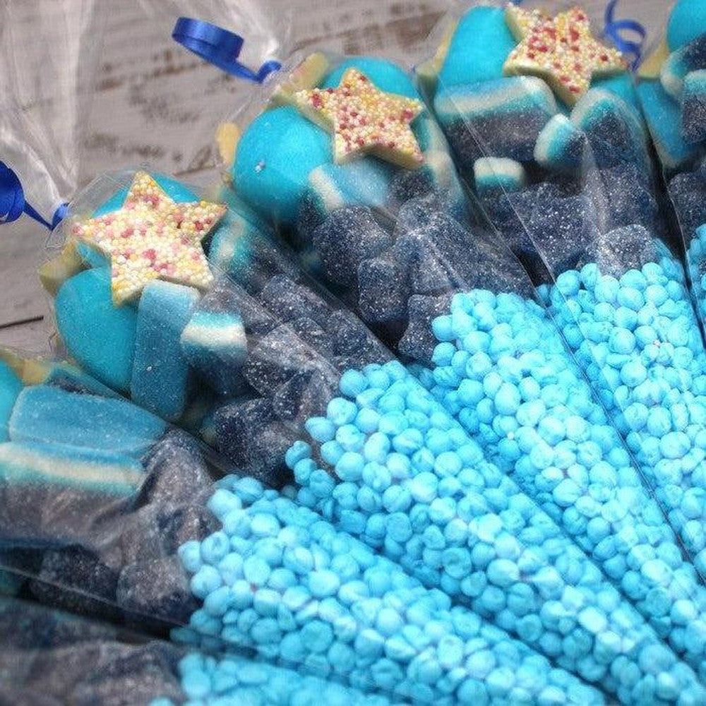 Prefilled Sweet Shop Made Blue Sweet Cone – Giant Bradley's Online