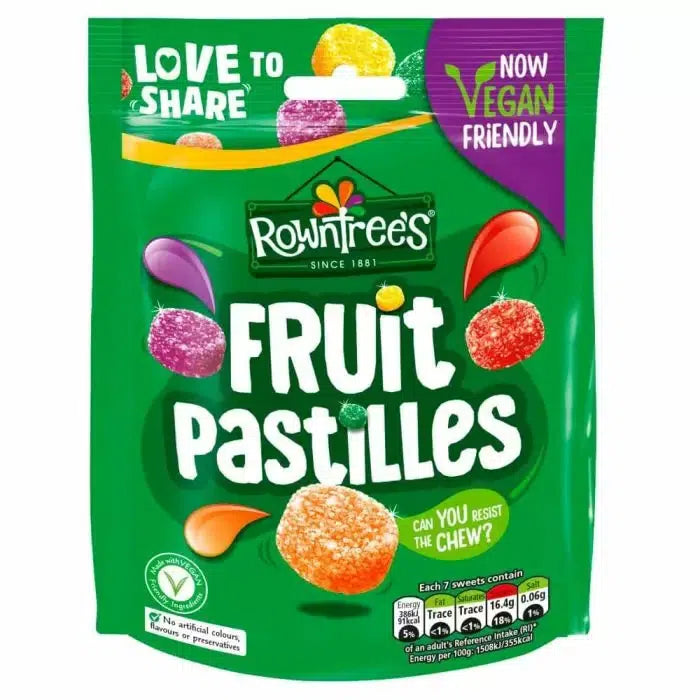 Rowntree's Fruit Pastilles Sharing Bag 143g
