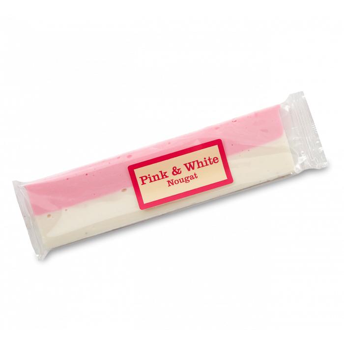 The Real Candy Co. Pink & White Nougat Bars 130g