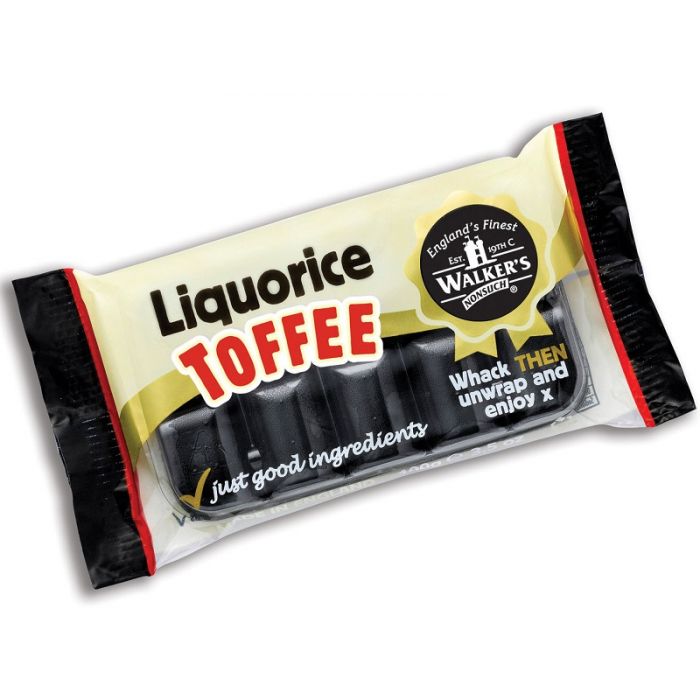Walker's Nonsuch Liquorice Toffee Bars 100g