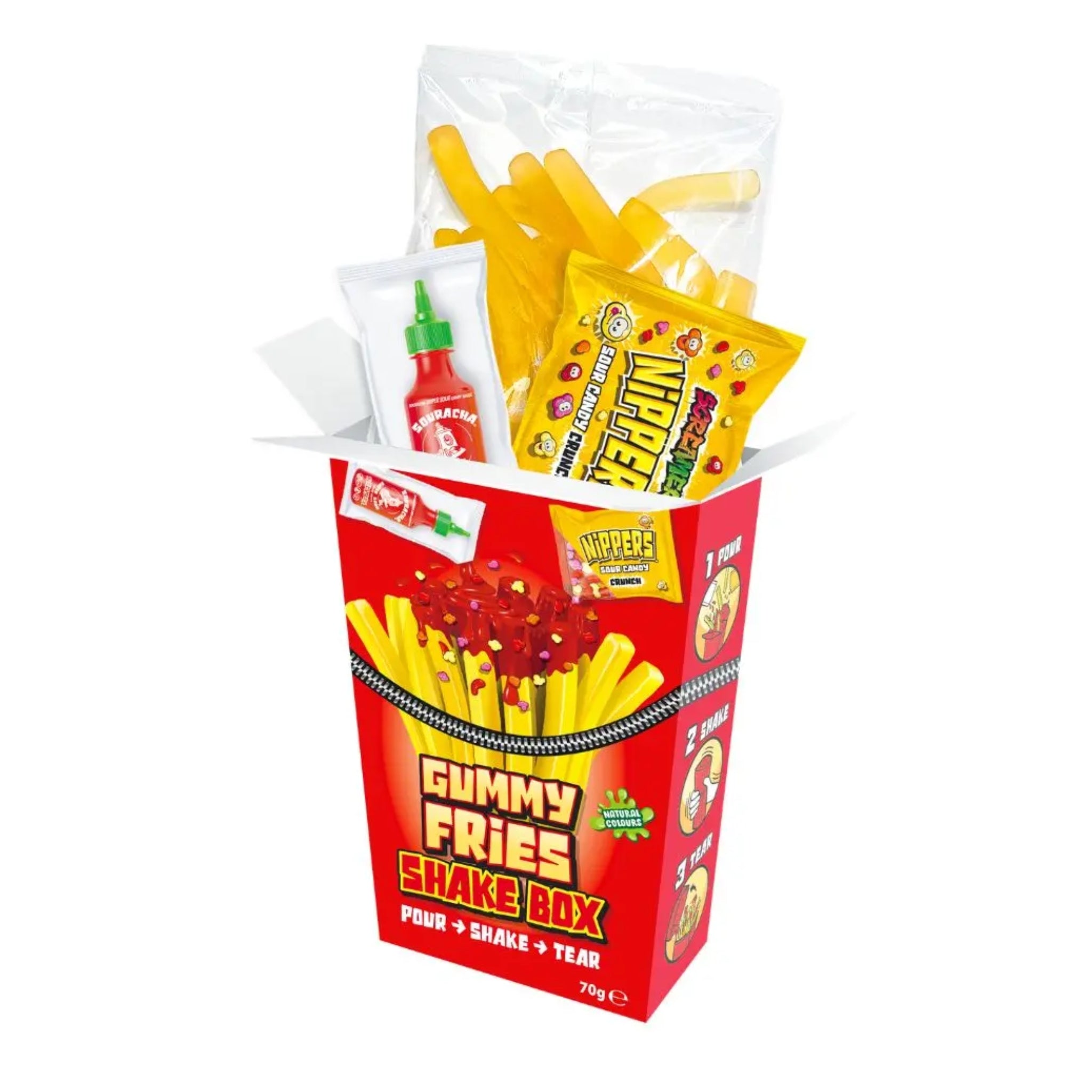 あめ Zed Candy Screamers Gummy Fries Shake Box 70g | Giant Bradley's
