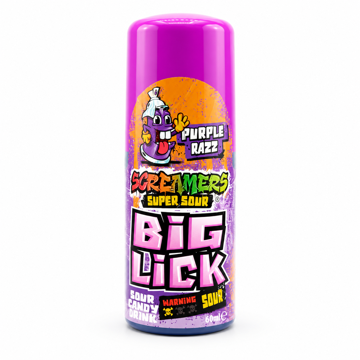Zed Candy Screamers Purple Razz Big Lick 60ml