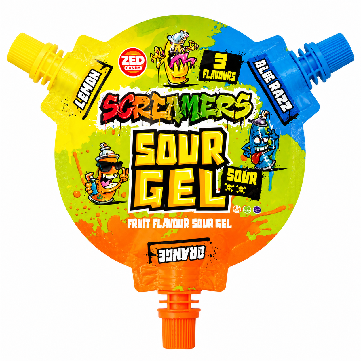 Zed Candy Screamers Sour Gel 45g – Giant Bradley's Online Sweet Shop Zed Candy Screamers Sour Gel 45g – Giant Bradley's Online Sweet Shop