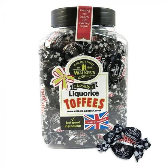 Liquorice Toffees - Giant Bradley's Sweet Shop