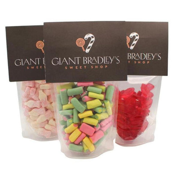 Re-Branded Sweet Pouches! - Giant Bradley's Sweet Shop