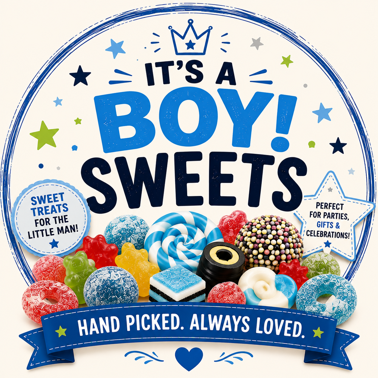 It's a Boy Sweets