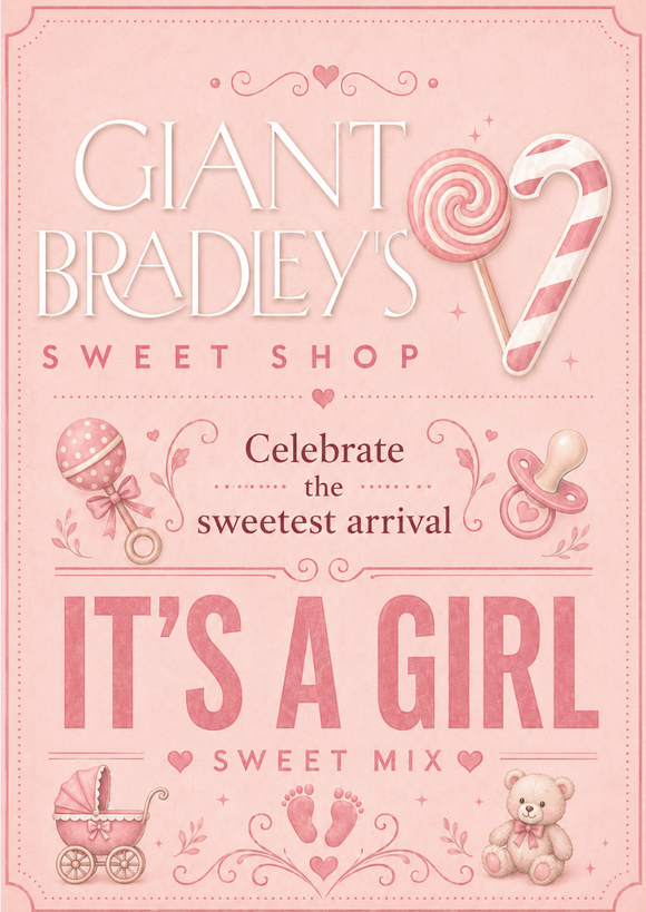 Its a Girl Pouch Perfect for Parties & Baby Showers