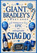 Stag Night Blue Sweet Party Pouch-2