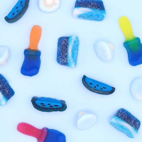 1kg Blue Sweets Mix Bag