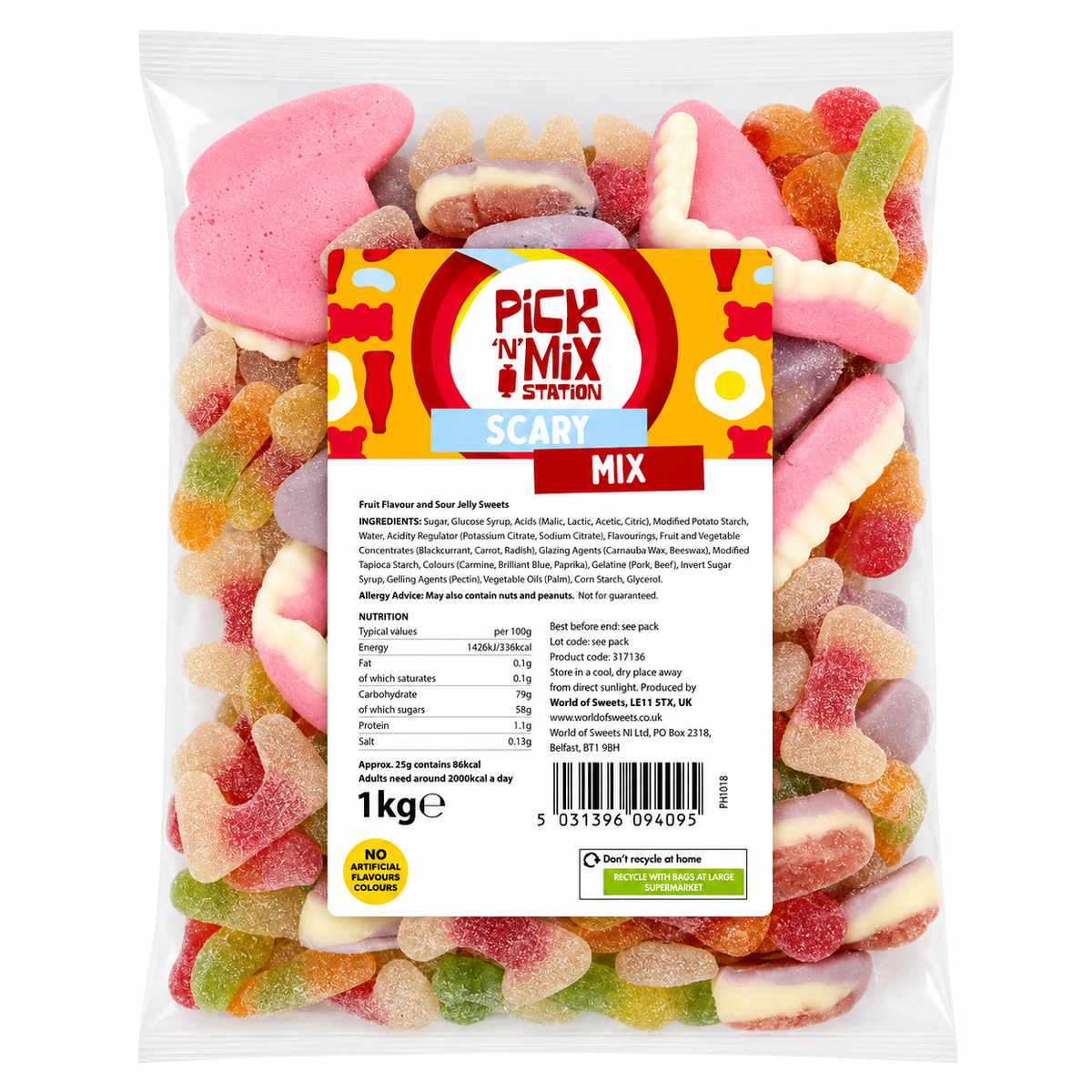 1kg Pick N Mix Sweets Bag – Giant Bradley's Online Sweet Shop
