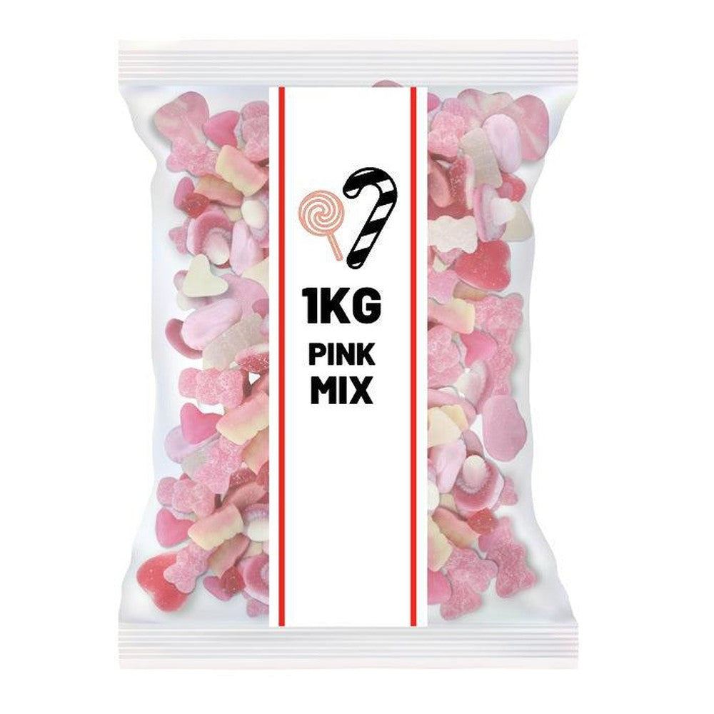 1kg Pink Sweets Mix – Giant Bradley's Online Sweet Shop
