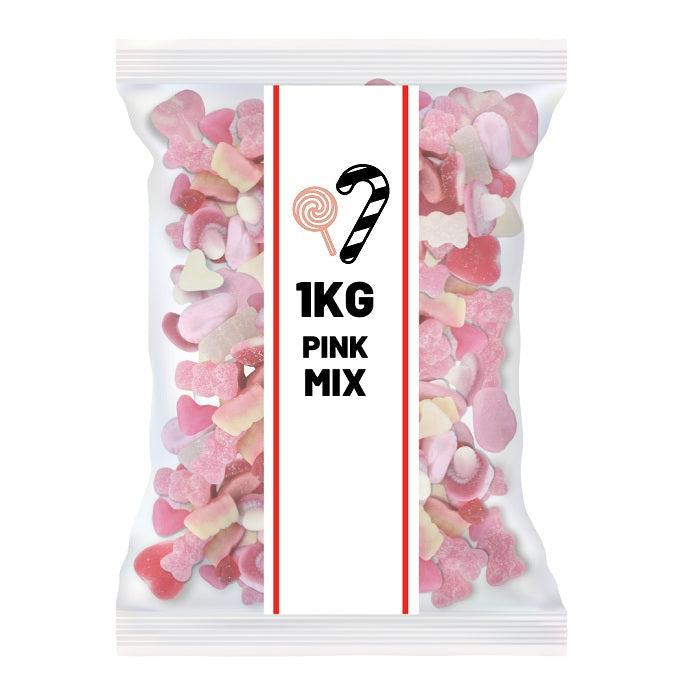 1kg Pink Sweets Mix