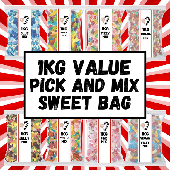 1kg Value Pick N Mix Sweets Bag