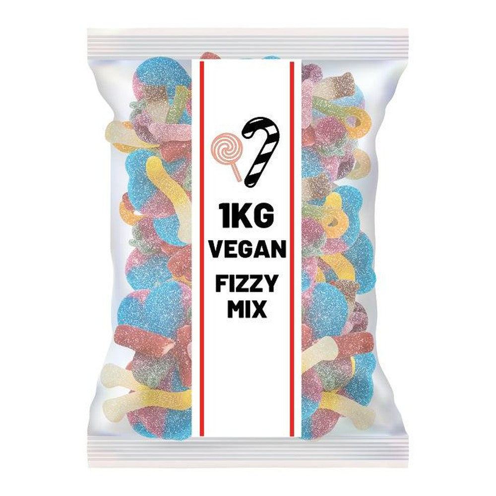 1kg Vegan Fizzy Mix | Giant Bradley's Online Sweet Shop