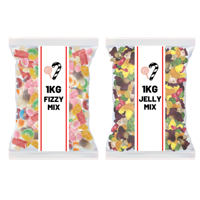 2 For £15.00 1kg Pick N Mix Sweets Fizzy & Jelly As Seen On TikTok