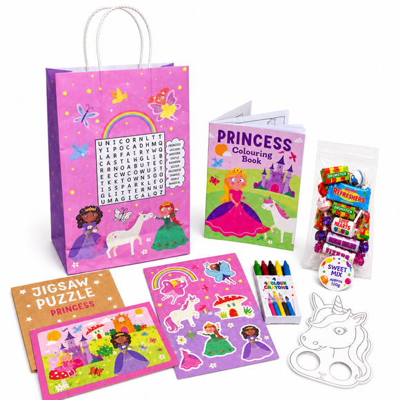 Kids Themed Party Bags with Sweets