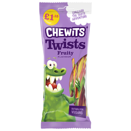 Chewits Fruity Twists Bag 140g £1.15 PMP