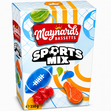 Maynards Bassetts Sports Mix Sweets Carton 350g