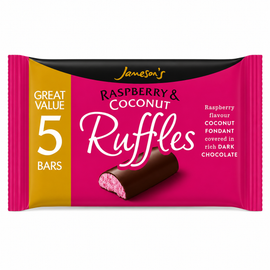 Raspberry & Coconut Ruffles 5 Pack