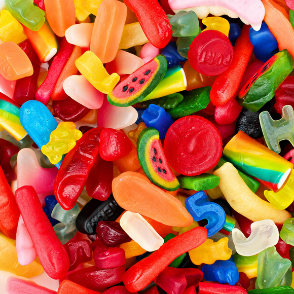4kg For £30.00 1kg Pick N Mix Sweets Jelly, Fizzy, Pink & Blue
