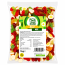 4kg For £30.00 1kg Pick N Mix Sweets Jelly, Fizzy, Red & Blue
