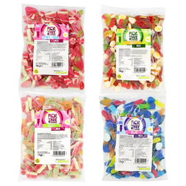 4kg For £30.00 1kg Pick N Mix Sweets Jelly, Fizzy, Red & Blue