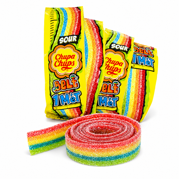 Chupa Chups Sour Belt 1 Metre 55g
