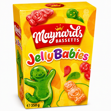 Maynards Bassetts Jelly Babies Sweets Carton 350g