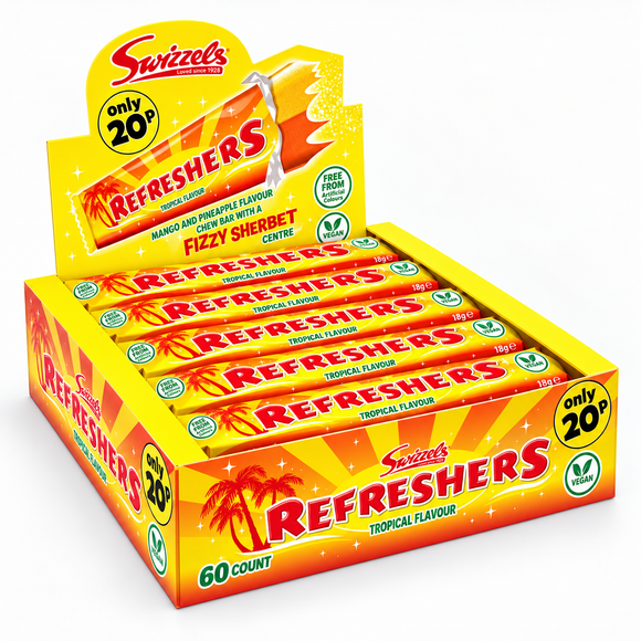 Swizzels Refreshers Tropical Flavour Bar 18g