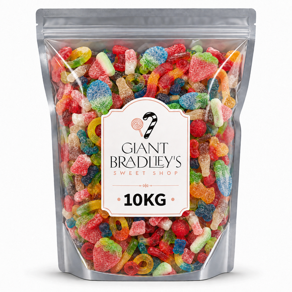 10kg Ultimate Jelly & Fizzy Sweets - Huge Pick & Mix Pouch