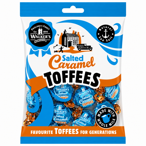 Walker's Nonsuch Salted Caramel Toffees 150g