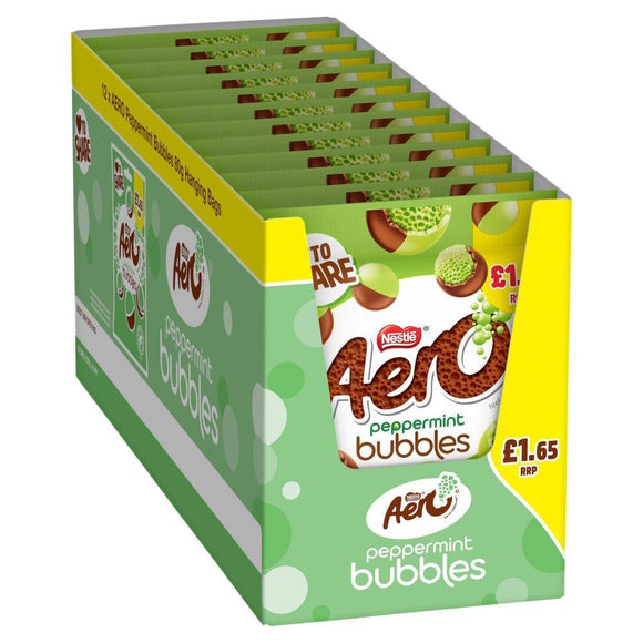 Aero Bubbles Peppermint Mint Chocolate Bag 80g PMP