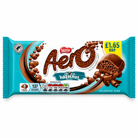 Aero Hazelnut Chocolate Sharing Bar 90g PMP