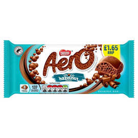 Aero Hazelnut Chocolate Sharing Bar 90g