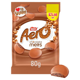 Aero Melts Milk Chocolate Sharing Bag 80g