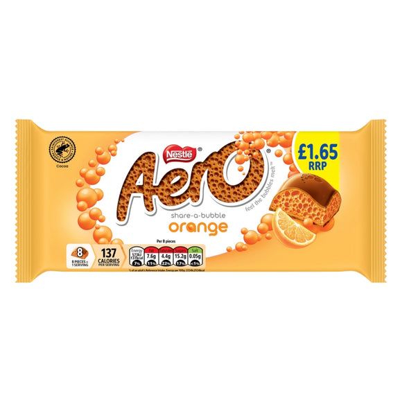 Aero Orange Chocolate Sharing Bar 90g